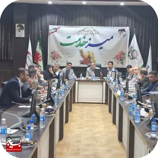 جلسه قرارگاه صنعتی خاتم الانبیا (ص) سپاه فجر در راستای حمایت از تولید
