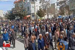 جلوه&zwnj;هایی از شکوه حضور مردم انقلابی رزن در راهپیمایی روز جهانی قدس