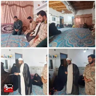 دیدار با خانواده شهید یعقوب غلامی به مناسبت هفته دفاع مقدس&nbsp;