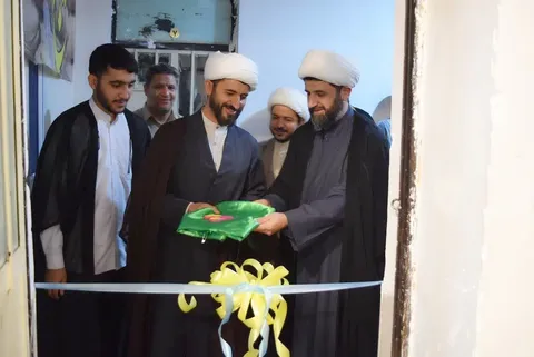 بازدید جانشین سازمان بسیج طلاب کشور از حوزه علمیه سفیران اندیمشک و افتتاح مقر جدید پایگاه
