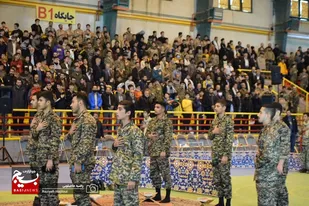تجمع بزرگ بسیجیان همدان با عنوان &laquo;شکوه اقتدار&raquo; برگزار شد