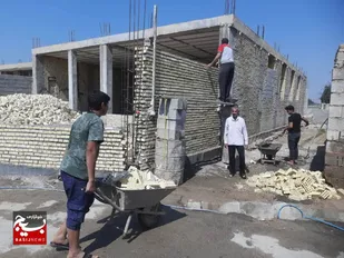 اردوی جهادی ساخت پایگاه مقاومت بسیج خواهران در گتوند