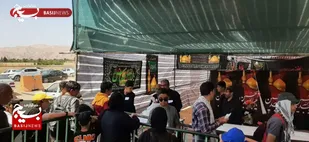 برپایی موکب پایگاه بسیج ضامن آهو اداره حفاظت محیط زیست شاهرود+ عکس