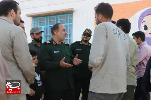 بازدید فرمانده سپاه انصارالرضا(علیه السلام) از اردوی جهادی بسیج دانشجویی استان