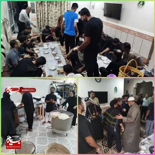 خدمات رسانی به زائران برگشتی در موکب امام حسن مجتبی (ع) بندرهندیجان
