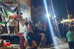 تشکر مردم انقلابی از فرماندهان حوزه های مقاومت