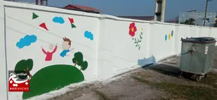 مرحله دوم خدمت جهادی دانشجویان برای بهسازی مدرسه روستای بشل
