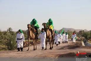 بازسازی واقعه غدیر خم در شهرستان خوروبیابانک