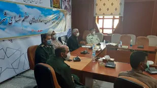 تجلیل از پیشکسوتان دفاع مقدس در شهرستان البرز