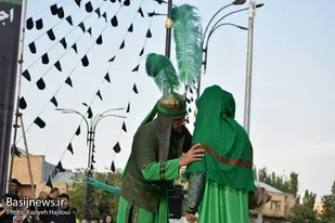 آئین تعزیه خوانی در میدان امام خمینی (ره) همدان
