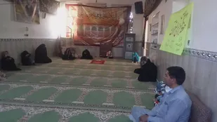 مراسم نوحه سرایی در سالروز شهادت امام محمد باقر(ع) برگزار شد
