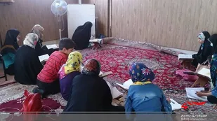 حلقه صالحین کودکانه با موضوع عفاف و حجاب