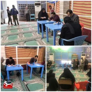 برپایی ایستگاه سلامت به مناسبت دهه مبارک فجر در مسجد امام حسین (ع) بیست متری شهرداری اهواز