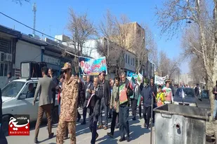 جشن ۲۲ بهمن در شهر فیروزان