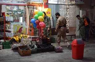 محله گلدیس شاهین شهر ضدعفونی شد