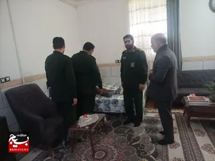عیادت فرمانده سپاه ثارالله کرمان از جانبازان حوادث تروریستی