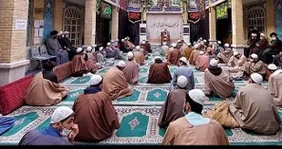 برگزاری مراسم سالگرد ارتحال علامه مصباح یزدی (ره) در حوزه علمیه امام صادق(ع) ورامین