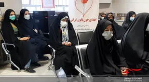 پویش اهدای خون  خواهران بسیجی ناحیه عشایری لرستان