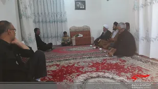 دیدار فرمانده سپاه شاهرود و مسئول نمایندگی ولی فقیه سپاه استان گلستان با خانواده شهید سیدرضایی