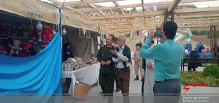 بازدید میدانی سردار موحد از نمایشگاه "بهشت کرامت"