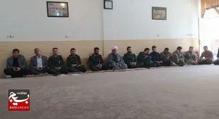 دیدار فرمانده ناحیه مقاومت بسیج هفتکل به همراه جمعی از پاسداران وبسیجیان با امام جمعه شهرستان