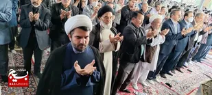 برگزاری نماز عید فطر در آستان مقدس امامزادگان عبدالله(ع)  و صالح(ع) کوهسار
