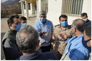 اعزام بسیجیان و پاسداران سپاه گالیکش برای کمک به اطفا حریق پارک ملی گلستان