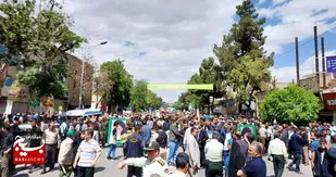 راهپیمایی با شکوه روز قدس مردم ولایت مدار نیشابور + (عکس و فیلم)
