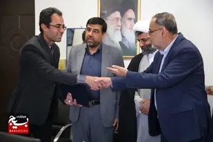 آئین تکریم و معارفه رؤسای دانشگاه پیام نور واحد اهرم برگزار شد