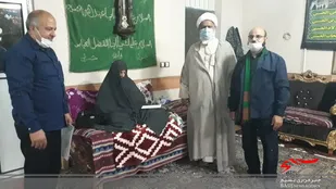 دیدار و تکریم خانواده های معظم شهدای شهر قنوات