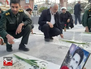 تجدید بیعت جامعه ورزشی شهر محی آباد با شهدا
