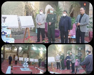رونمایی از شش اثر هنری با موضوع ایثار و شهادت در هرمزگان