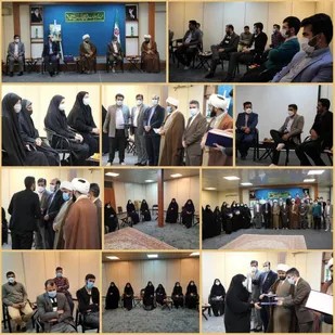 دیدار و گفتگو اعضای جمعیت فرهنگیان جوان پیشوا با مسئولین شهری و استانی/ از دانشجو معلمان فعال در عرصه های فرهنگی و تربیتی تقدیر شد