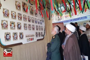 رونمایی از یادمان شهدای روحانیت شهرستان همدان