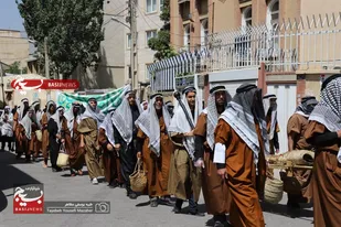 آئین حرکت نمادین طایفه بنی اسد در همدان
