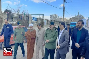 بازدید فرمانده سپاه استان همدان از نمایشگاه دستاوردهای انقلاب اسلامی در نهاوند