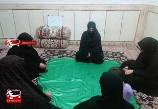 برپایی سفره صلوات به مناسبت هفته دفاع مقدس در حوزه مائده