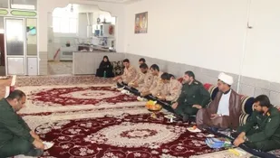دیدار با خانواده شهیدان شکرالله والامنش و بابا جزیره