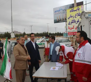 بازدید فرماندار ویژه شهرستان شاهرود از پایگاه غربالگری و اطلاع رسانی کرونا