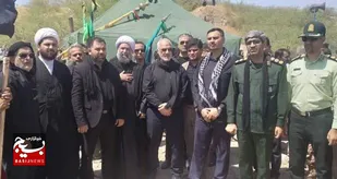 حضور استاندار خوزستان در بزرگترین تعزیه میدانی کشور