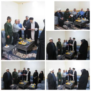 دیدار و تجلیل از جانباز دفاع مقدس در هندیجان