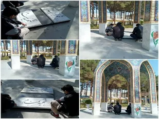 تجدید بیعت اعضای مجموعه فرهنگی شهید صیاد حوزه١٣برادران با شهدای گمنام دانشگاه فرهنگیان