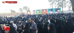 قدردانی فرمانده سپاه اسلامشهر&zwnj; از حضور با شکوه مردم در تشییع پیکر شهید جانی بت اوشانا