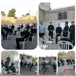 مراسم تکریم ومعارفه فرمانده پایگاه مقاومت بسیج روستای پلارت