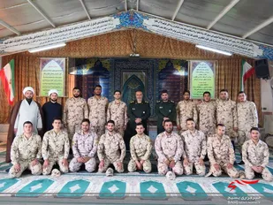 نشست صمیمی فرمانده سپاه درگز با سربازان وظیفه