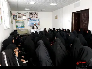 نشست تربیت و تعالی در حوزه حضرت معصومه(س) صالح آباد برگزار شد
