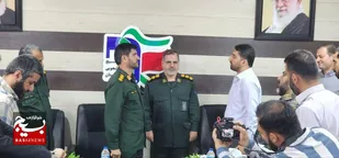 مراسم تکریم و معارفه جانشین سازمان بسیج دانشجویی استان خوزستان برگزار شد