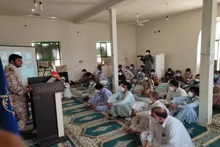 برگزاری یادواره شهدا در فنوج