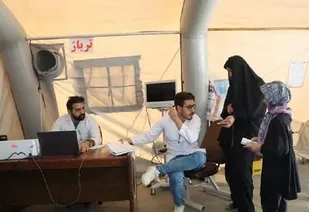 مراجعه ۱۸۰۷ نفر به بیمارستان سیار باشماق