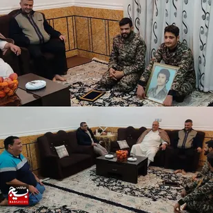 دیدار با خانواده شهدا به مناسبت ایام الله دهه فجر در شادگان